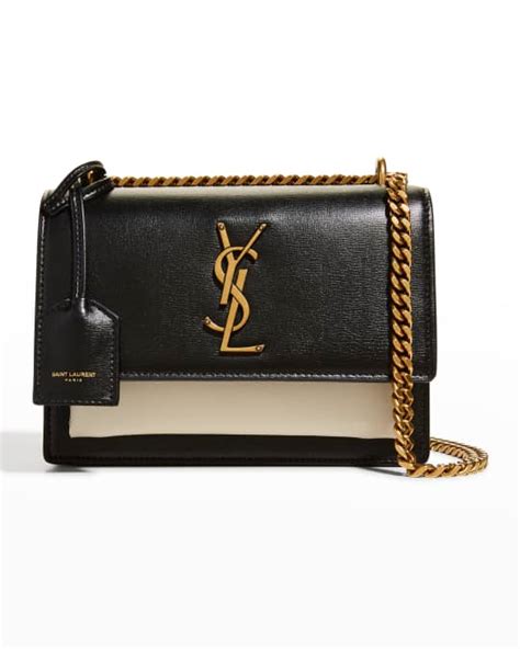 sunset small bicolor ysl crossbody bag|Saint Laurent Sunset Small Bicolor YSL Crossbody Bag.